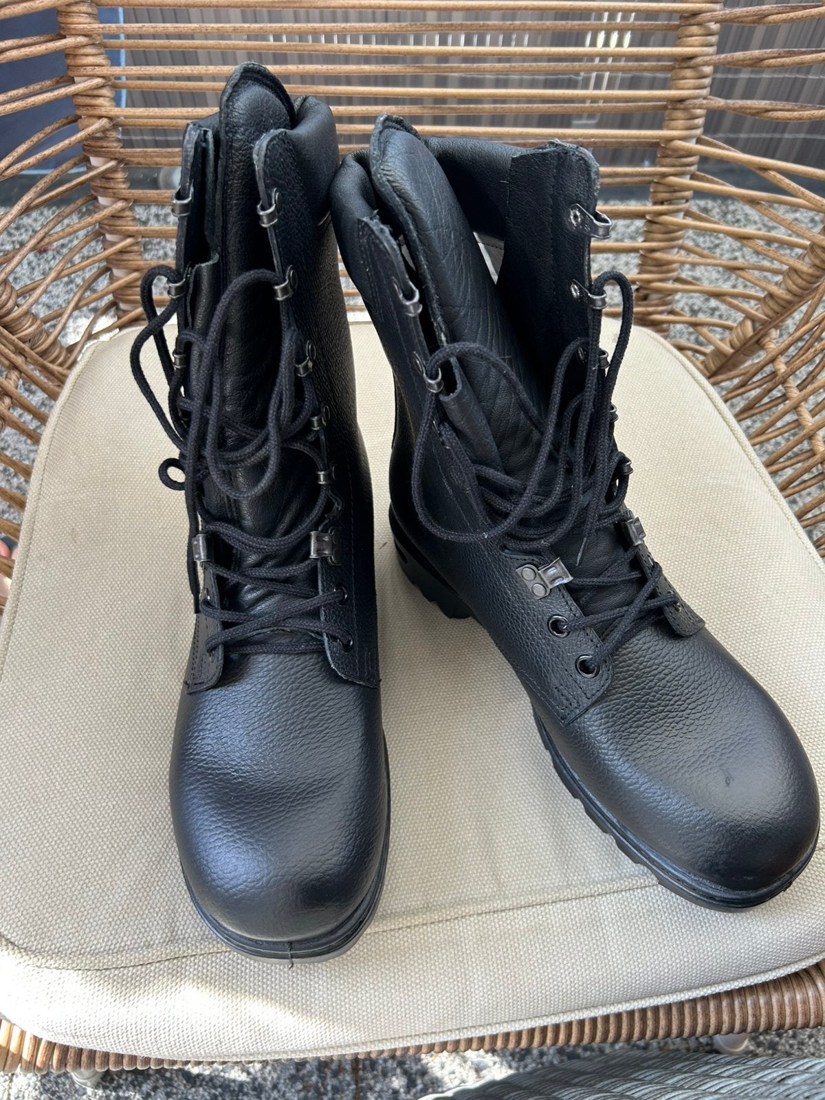 Legerkisten maat 45 -NIEUW-, Zwart, Nieuw, Ophalen of Verzenden, Veterschoenen