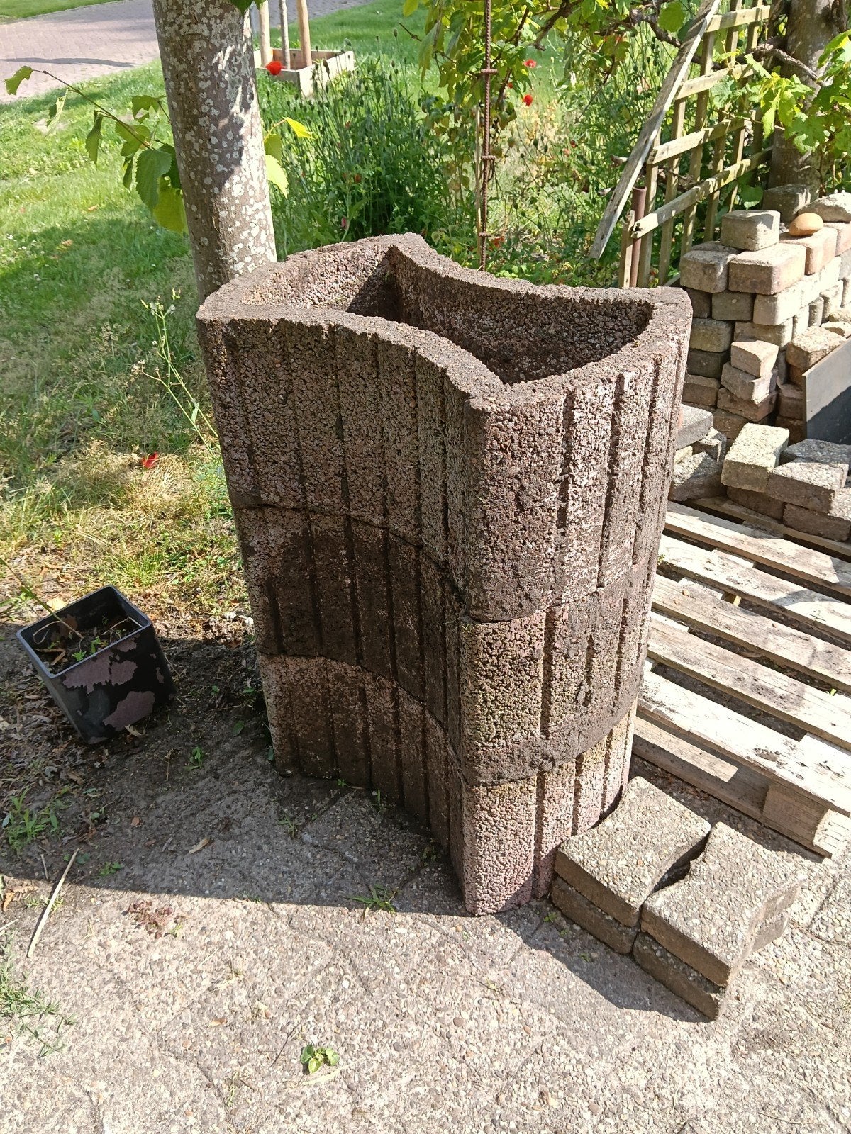stapelbakken tuin, Ophalen, Kunststof, Gebruikt, Minder dan 30 cm
