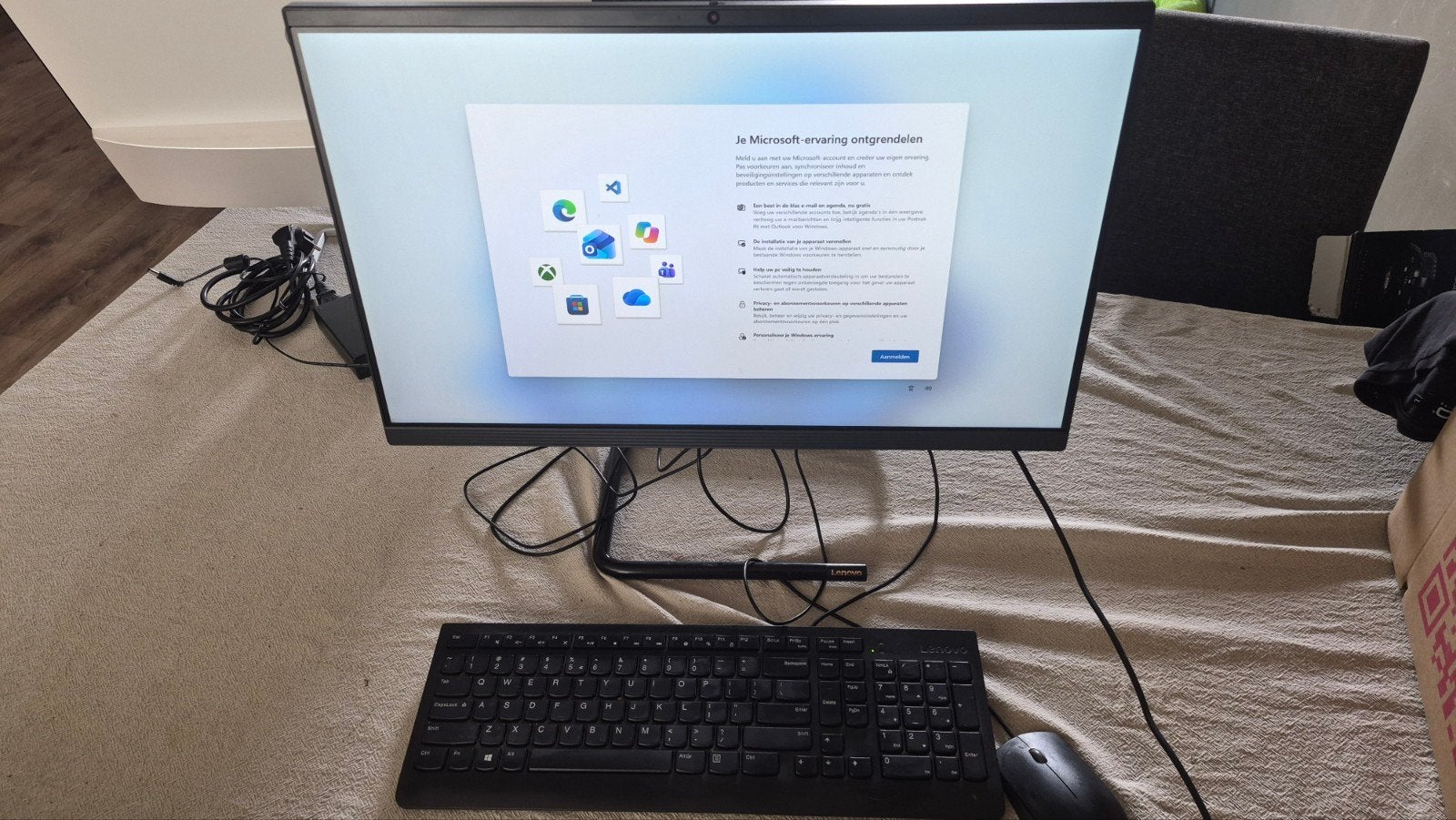 Lenovo Ideacentre A340-24ICK All-in-One PC, Ophalen, HDD, Met monitor, 8 GB