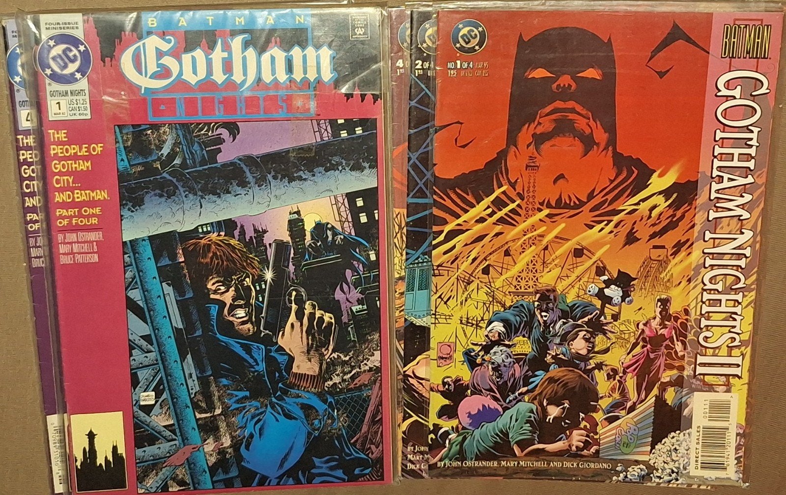Gotham Nights I  &  II • Batman • Compleet, Complete serie of reeks, Verzenden, Zo goed als nieuw, Amerika