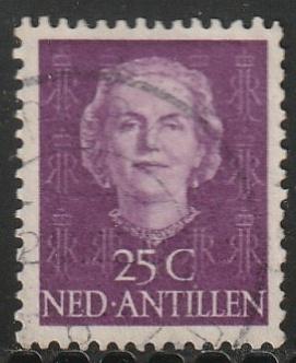 Antillen 1950 226 Juliana 25c, Gest, Postzegels en Munten, Postzegels | Nederlandse Antillen en Aruba, Ophalen of Verzenden, Gestempeld