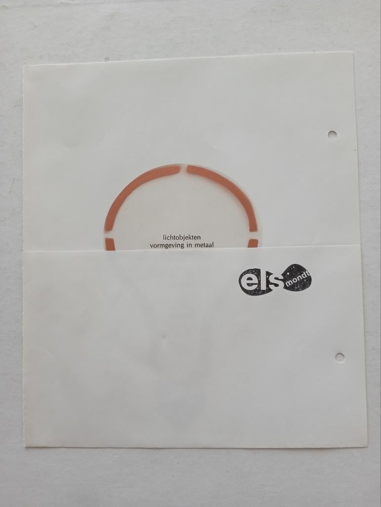 Els Mondt kunstzinnig sample visitekaartje Zwolle 1998, Ophalen of Verzenden