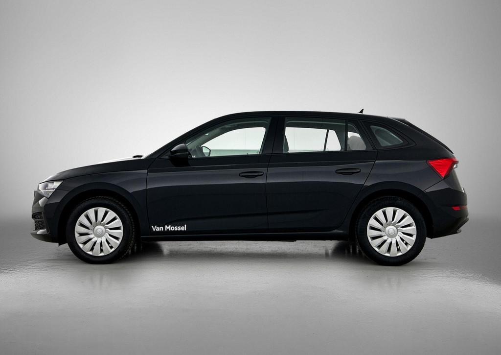 Skoda Scala 1.0 TSI Active | CRUISE CONTROL | AIRCO | APPLE, 12 maanden, 95 pk, 1096 kg, Zwart