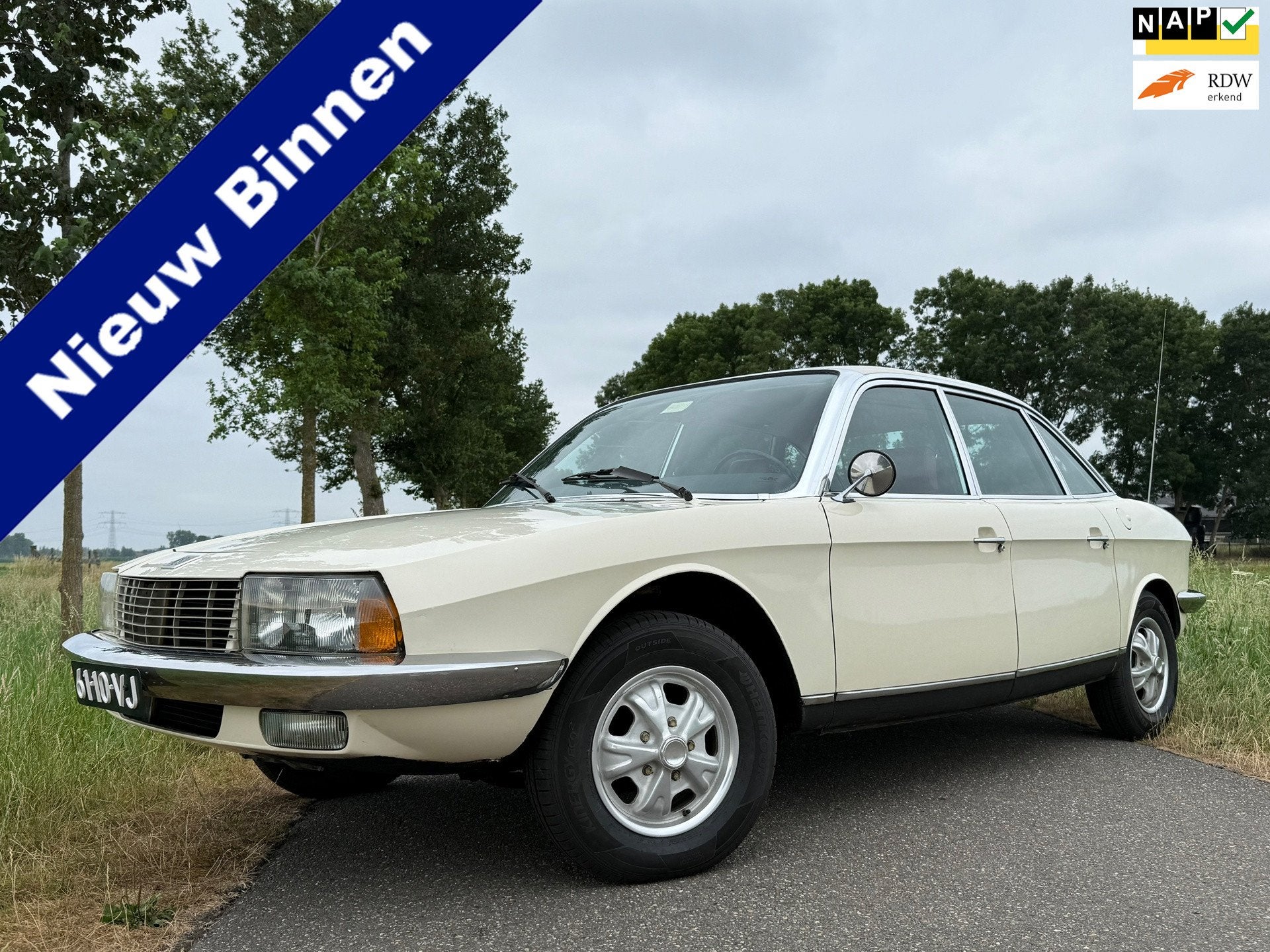 NSU RO 80 | Schuifdak | 2e Eigenaar | Origineel Nederlands |, Auto's, Overige Auto's, Gebruikt, 116 pk, Wit, Origineel Nederlands