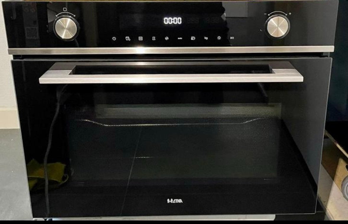 ZGAN! Etna inbouw Oven met magnetronfunctie CM450ZT, Combimagnetron, Crisp, Ophalen of Verzenden, Zo goed als nieuw