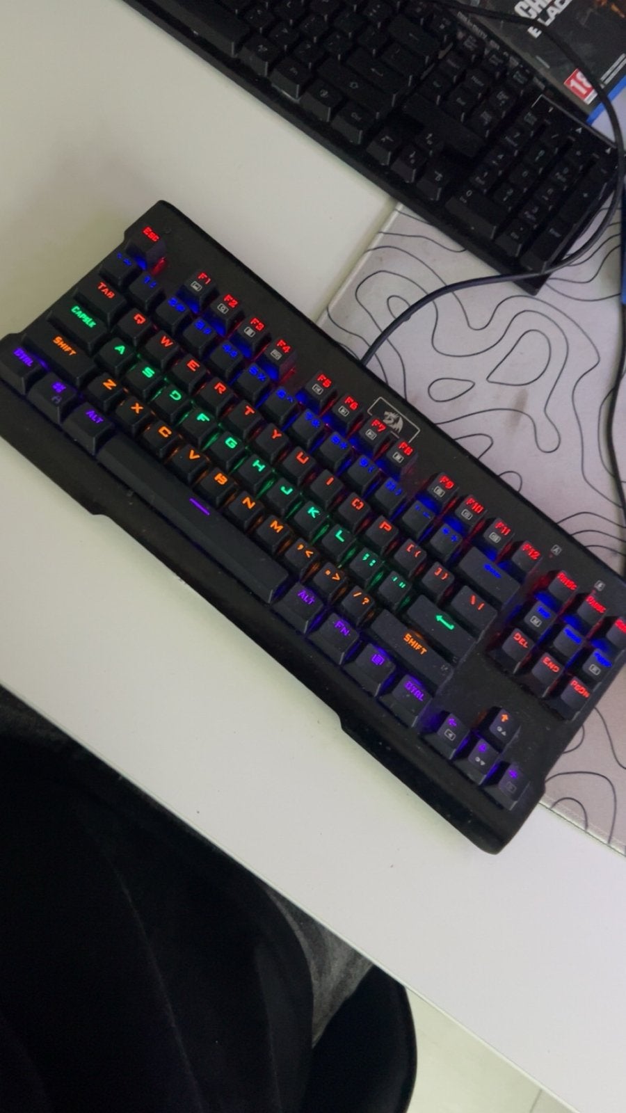 Redragon VISNU K561R Gaming Toetsenbord RGB, Computers en Software, Toetsenborden, Gebruikt, Gaming toetsenbord, Ophalen of Verzenden