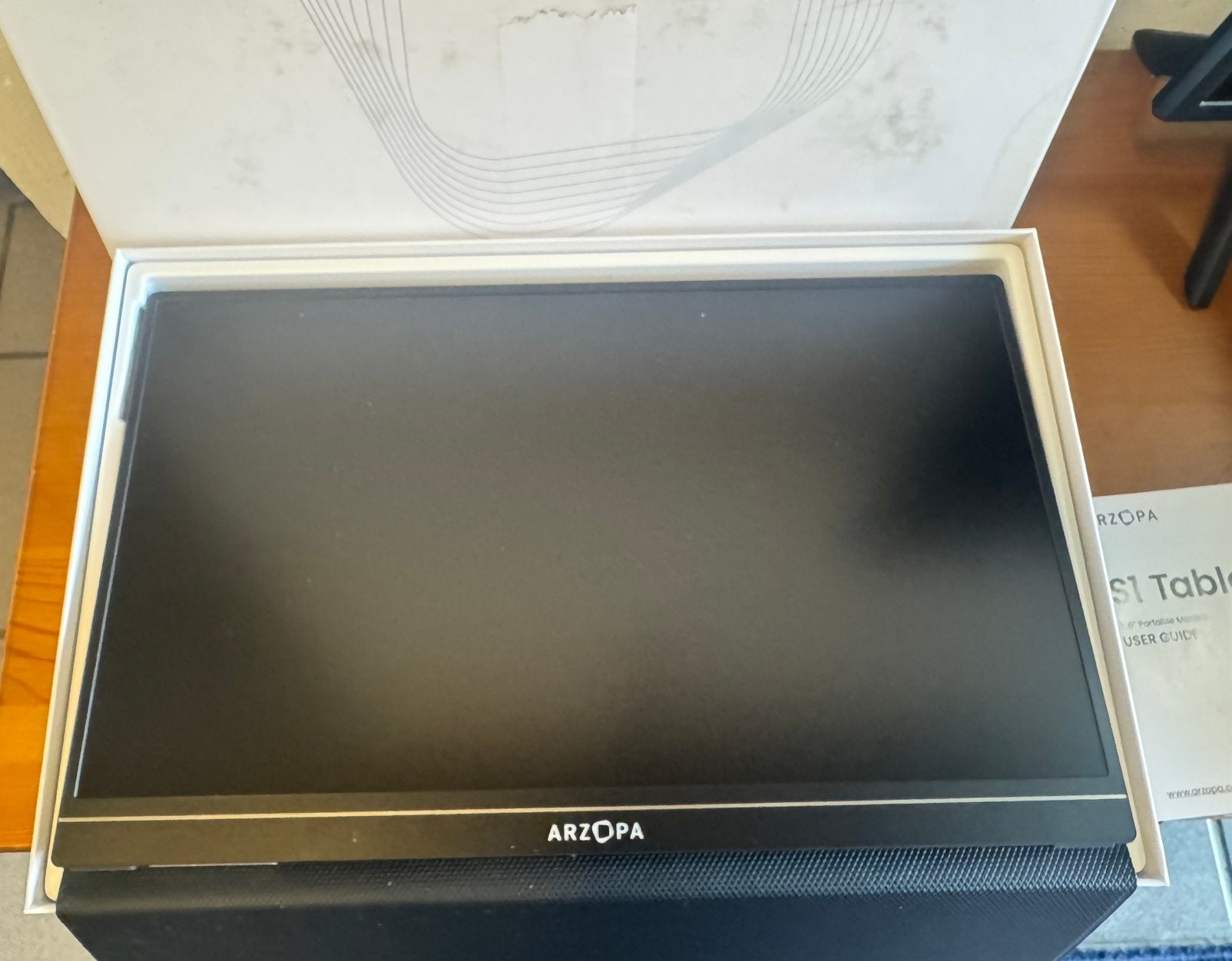 Arzopa - Draagbaar Monitor - S1 Table - Portable Monitor, Computers en Software, Ophalen of Verzenden, Zo goed als nieuw, 60 Hz of minder