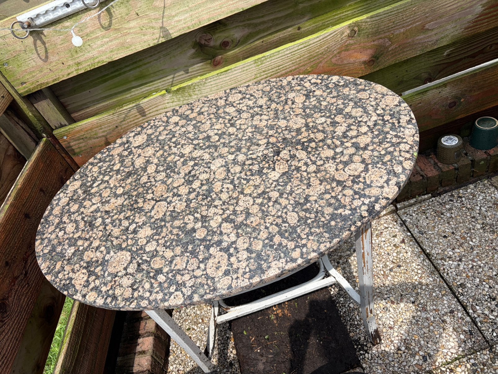 Natuurstenen blad ovaal, Ophalen, Gebruikt, Overige materialen, 20 tot 50 mm