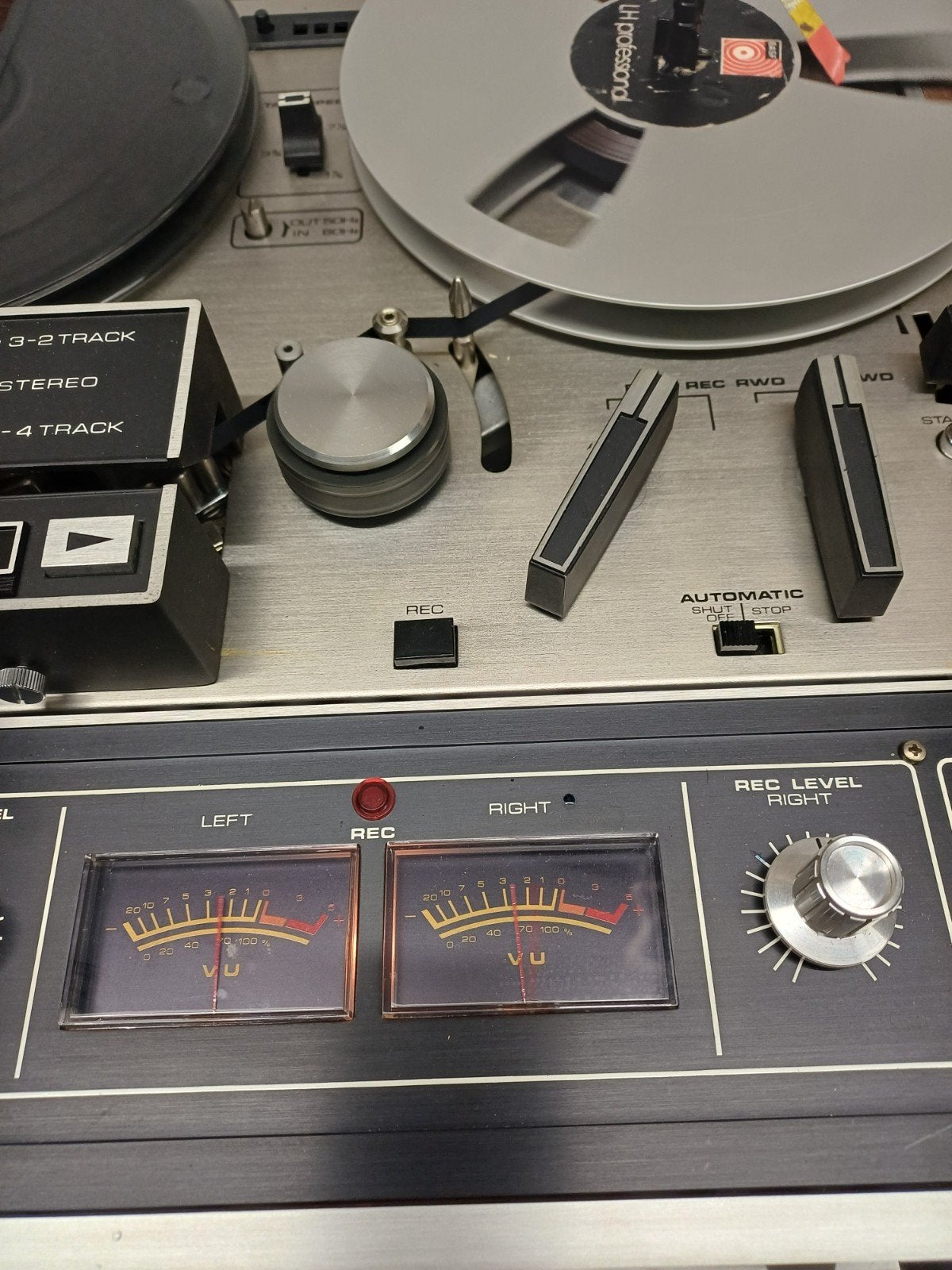 Akai X-201D Bandrecorder Reel to Reel - Goede Staat, Ophalen of Verzenden, Bandrecorder, Met stofkap