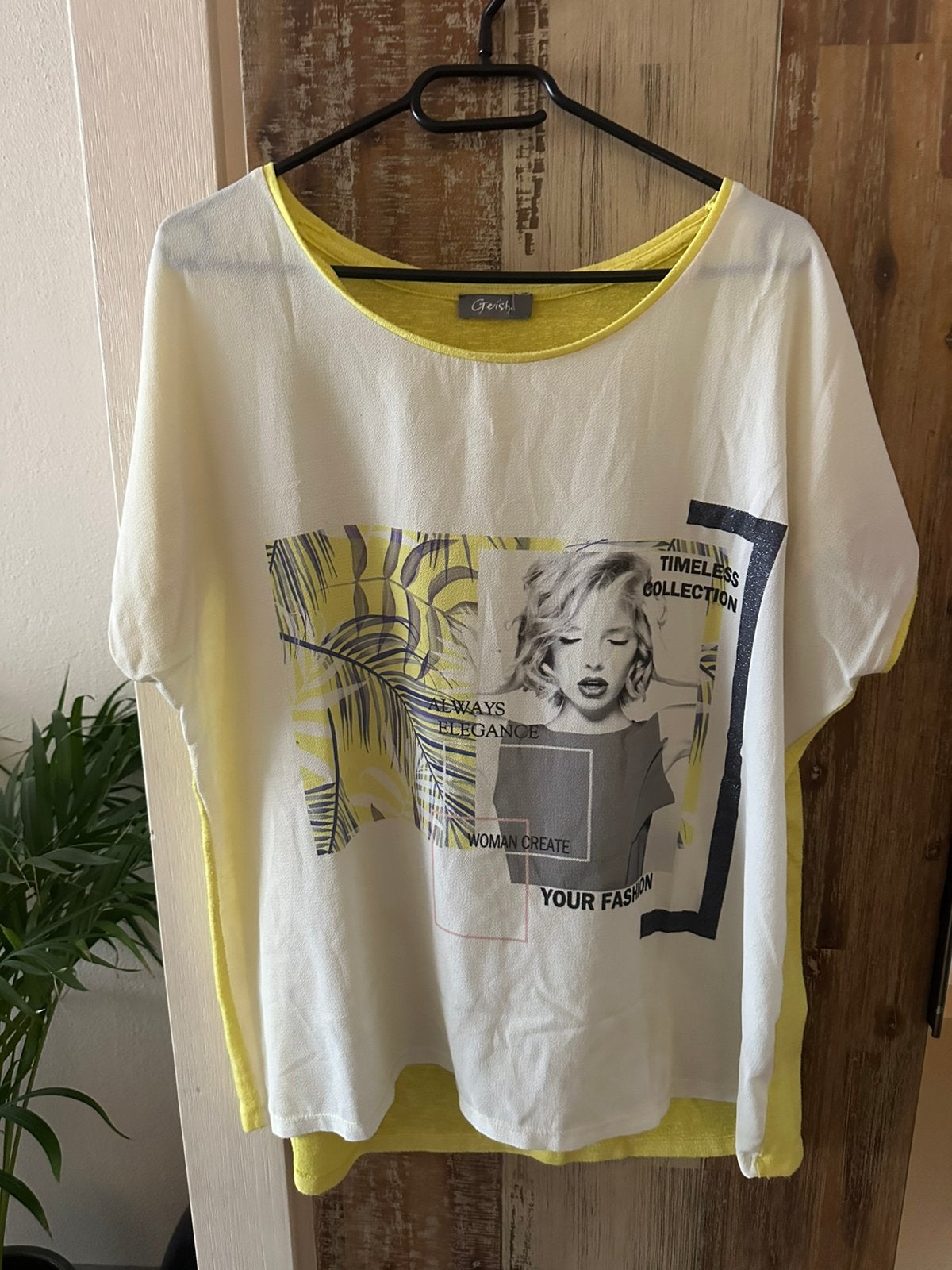 Geisha shirt maat 46, Kleding | Dames, Grote Maten, Ophalen of Verzenden, Gedragen, Shirt of Top