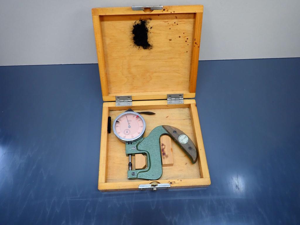 Carl Mahr snel dikte meter / diktemeter 0 t/m 10mm, Niet ingevuld, Gebruikt, Afstand, Niet ingevuld