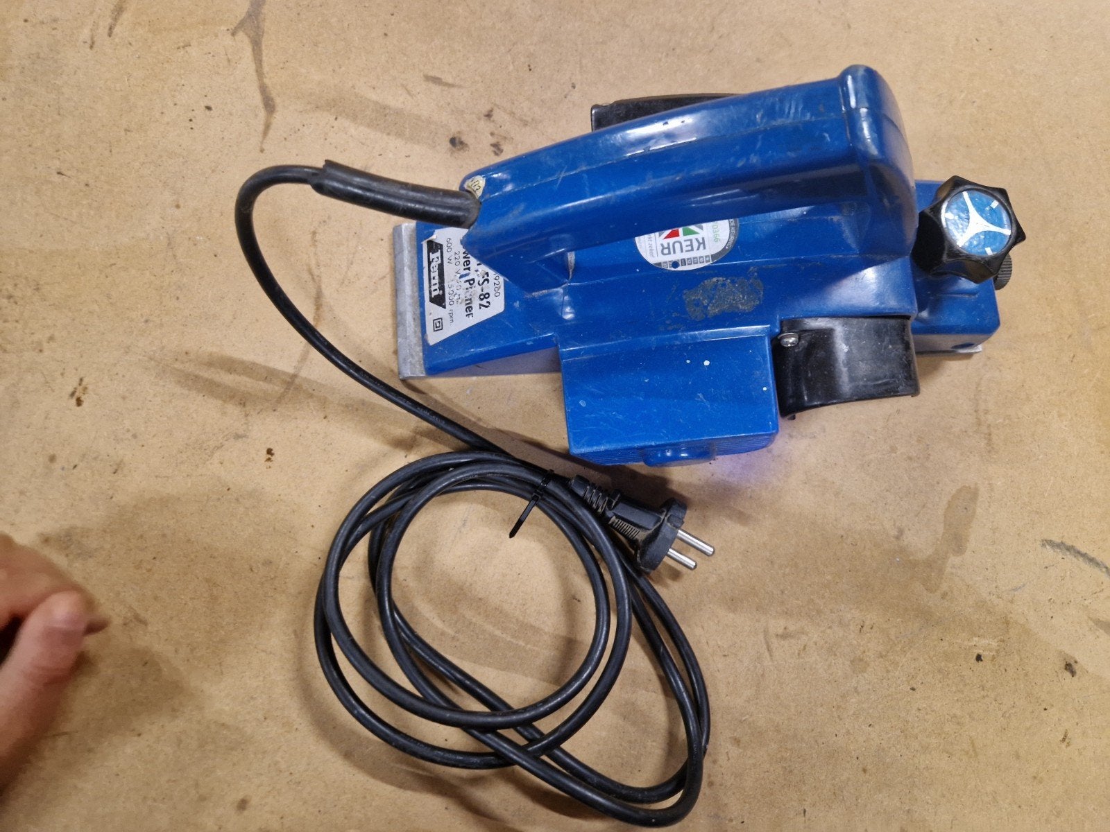 Ferm FS-82 Power Planer - Elektrische Schaafmachine, Ophalen of Verzenden, Gebruikt