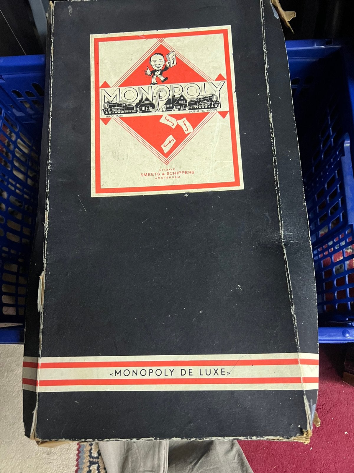Monopoly de luxe vintage jaren 50, Ophalen of Verzenden, Gebruikt