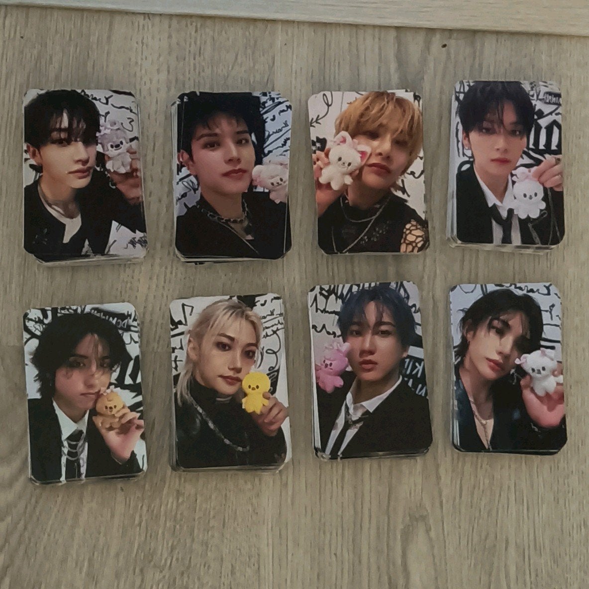 stray kids binder vullingen fanmade ~300 stuks, Ophalen of Verzenden, Foto of Kaart