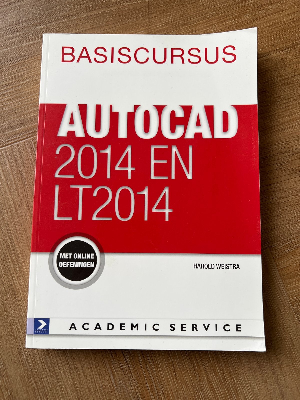 Basiscursus AutoCAD 2014 en LT2014 - Harold Weistra, Ophalen of Verzenden, Beta, Zo goed als nieuw, MBO