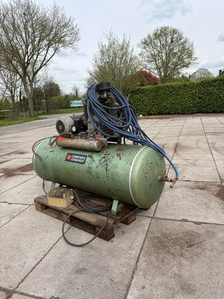 Creemers compressor 500 l te koop, 100 liter of meer, Ophalen of Verzenden, Zo goed als nieuw