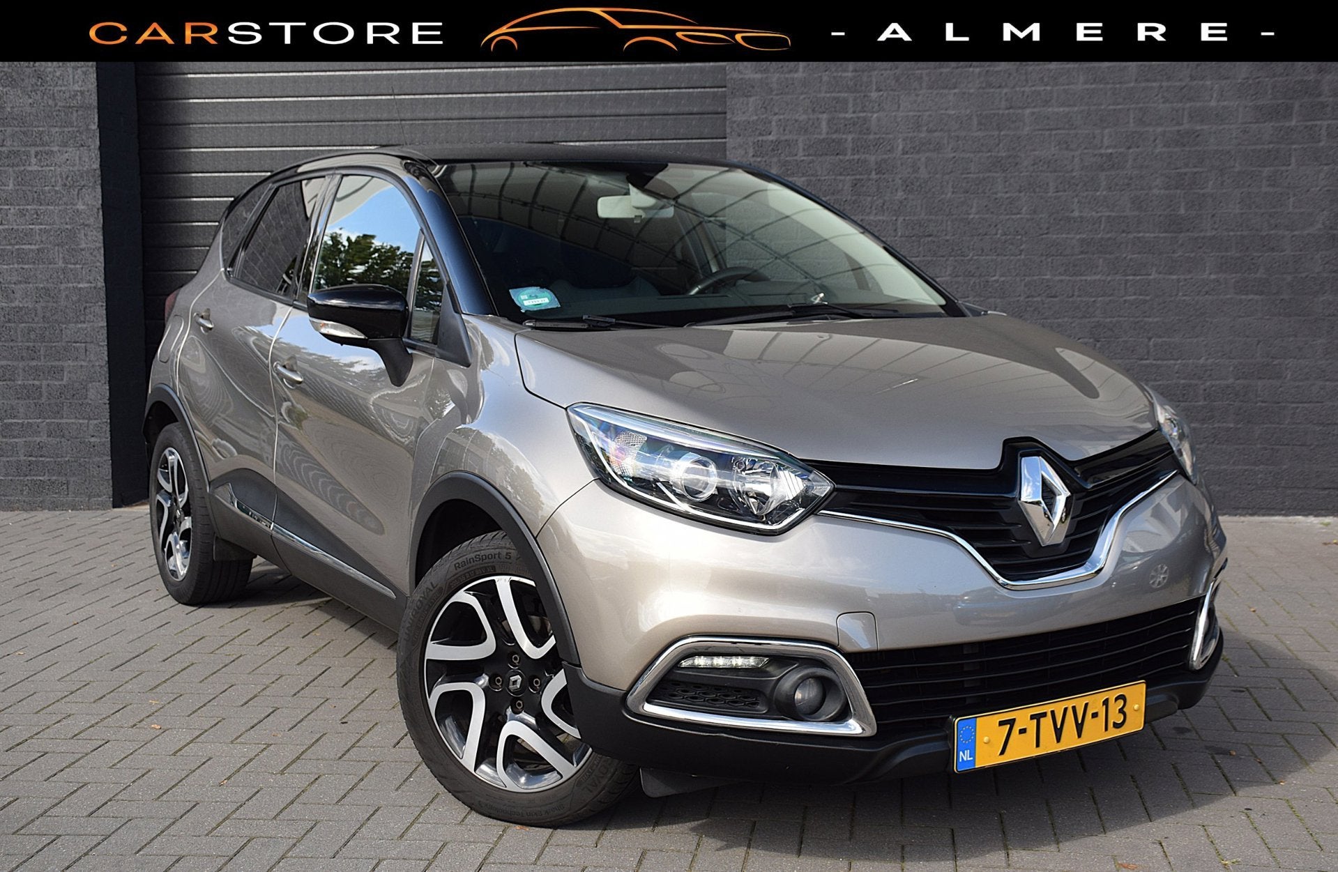 Renault Captur 1.2 TCe Dynamique*AUTOMAAT!*124Dkm*Clima*Came, Stof, 4 cilinders, Bruin, Origineel Nederlands