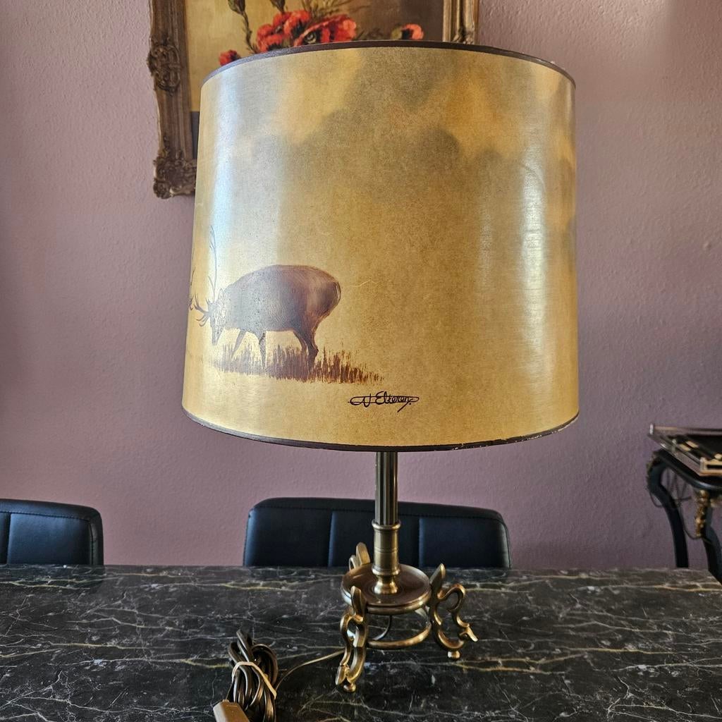 Mooi tafel lamp, Ophalen of Verzenden, Zo goed als nieuw, Rond