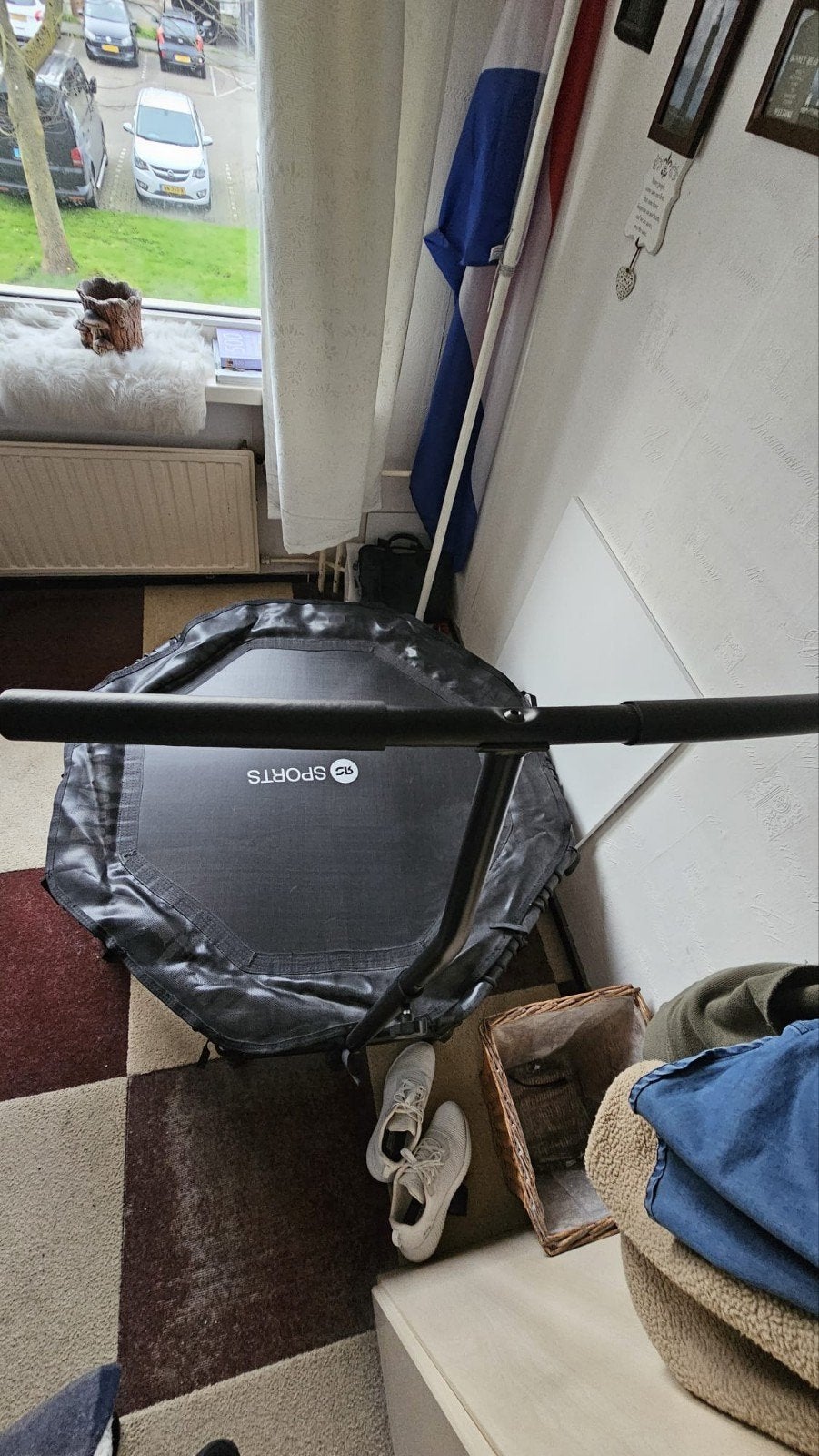 2 stuks, RS Sports Opvouwbare Fitness Trampoline met Handvat, Ophalen, Gebruikt
