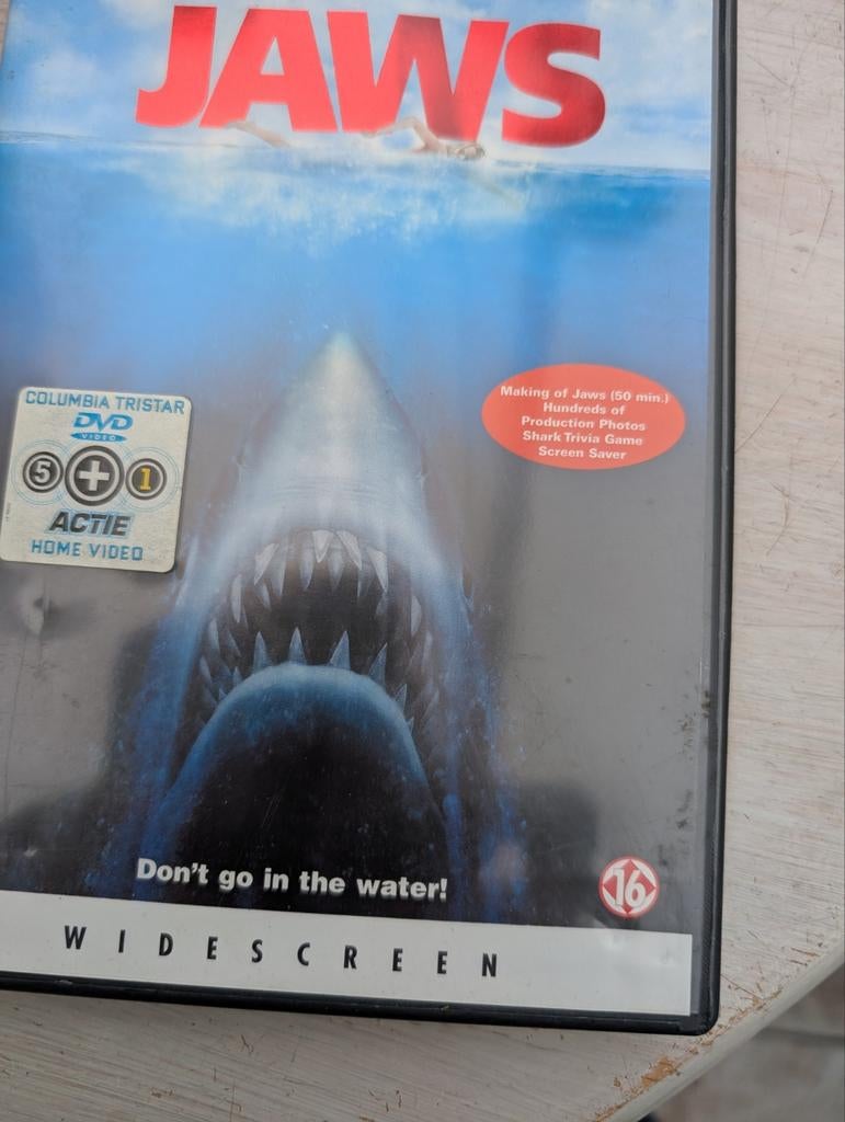 DVD JAWS, Alle leeftijden, Ophalen of Verzenden, Overige genres