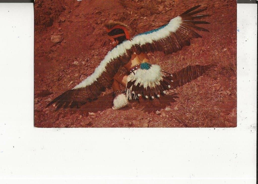 Indianen Eagle-danser aug 1963, Ophalen of Verzenden, 1960 tot 1980, Ongelopen, Overige thema's