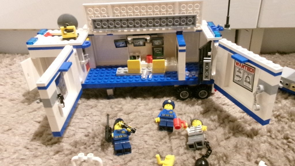 Lego  Mobiele Politiepost, Kinderen en Baby's, City, Lego, Ophalen of Verzenden, Inclusief instructies