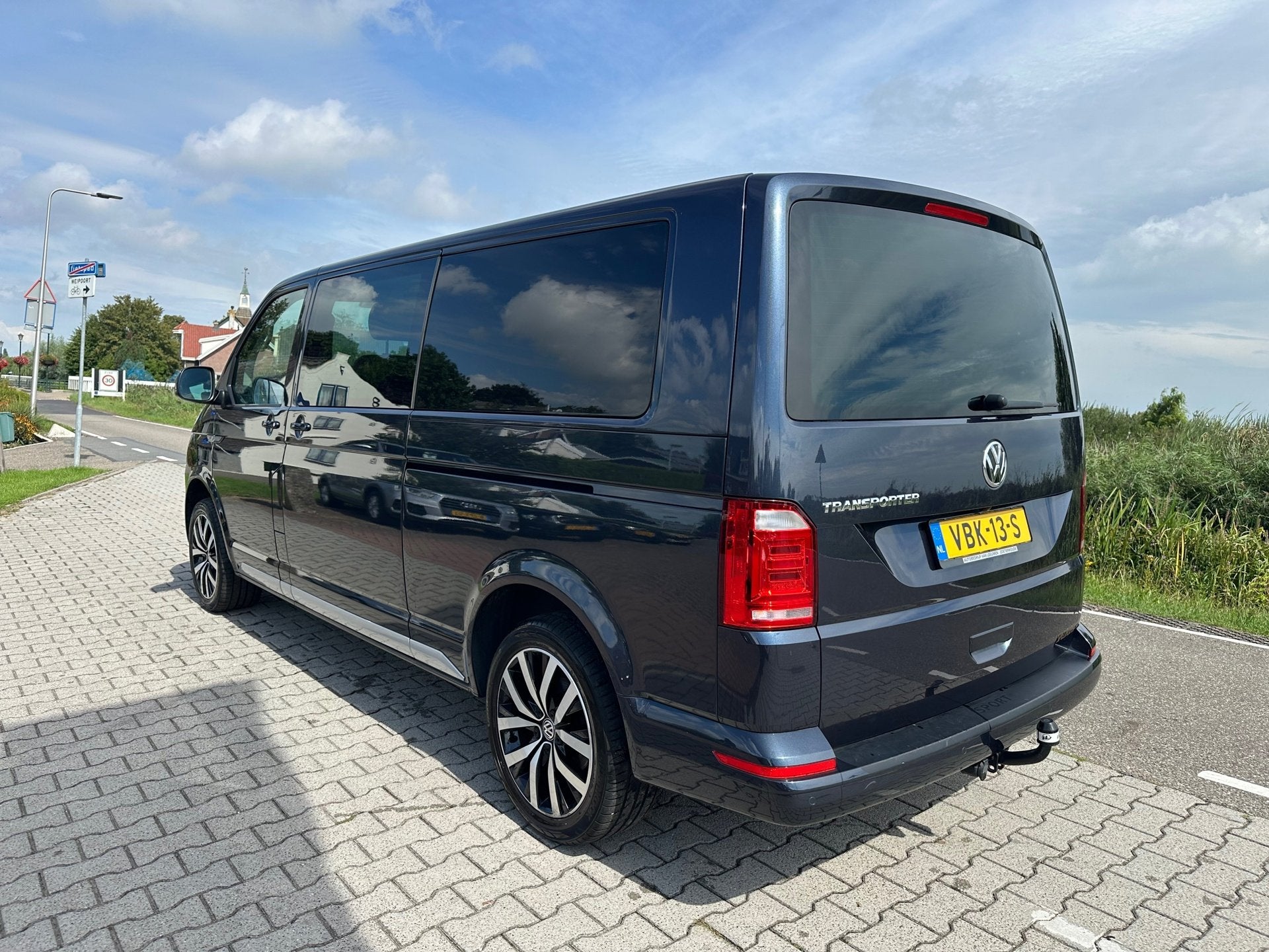 Volkswagen Transporter 2.0 TDI L2H1 DC Highline, 2x Schuifde, Auto's, Stof, Gebruikt, 4 cilinders, Origineel Nederlands