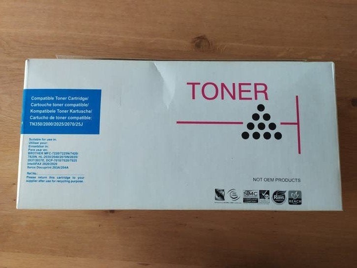 Compatibele Toner Cartridge Brother TN350/2000/2025/2070/25J, Ophalen of Verzenden, Nieuw, Toner, Brother