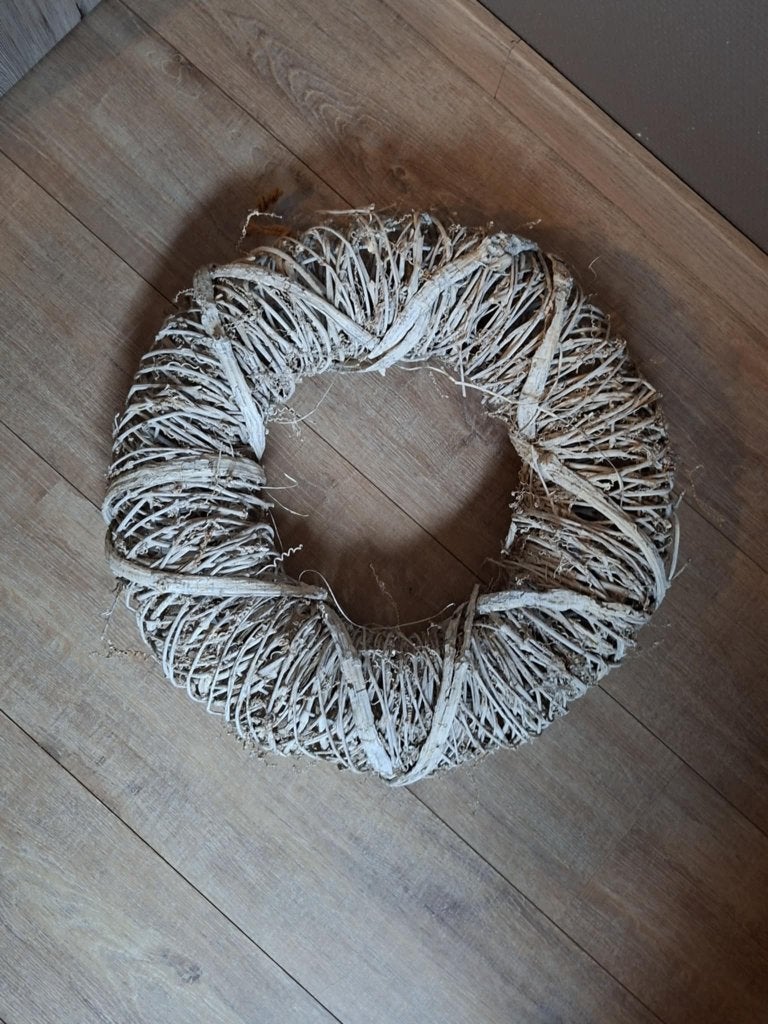 Decoratieve natuurlijke krans, 50 cm, Ophalen, Zo goed als nieuw, Krans
