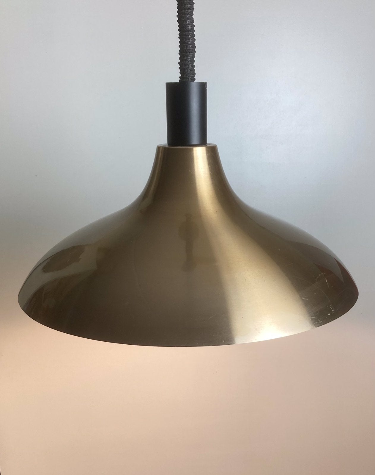 Vintage Dijkstra lamp, pendant Space Age (Raak-Hala-Gepo), Overige materialen, Zo goed als nieuw, Minder dan 50 cm, Ophalen