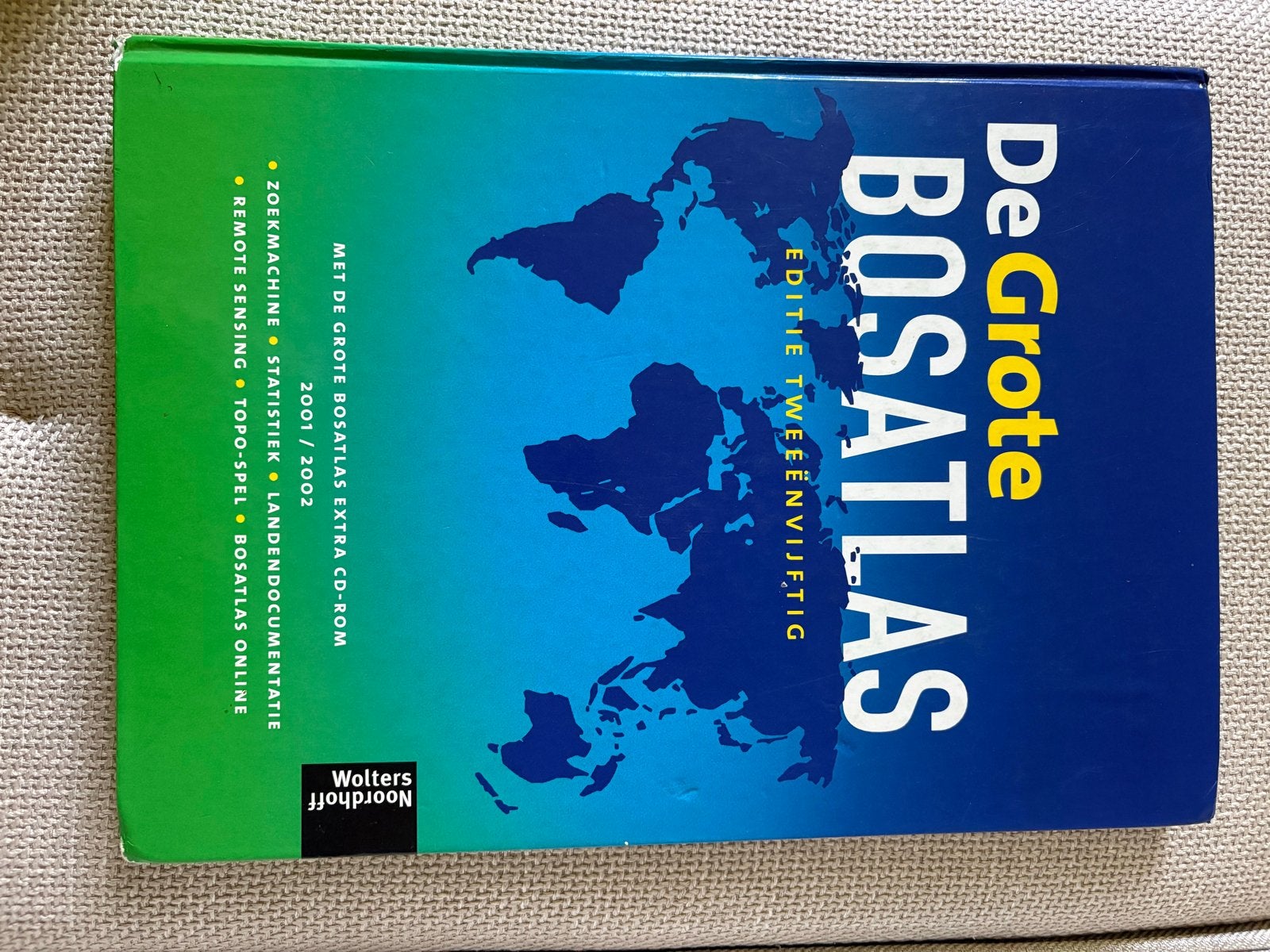 De Grote Bosatlas 52e editie - Wereldatlas, Boeken, Atlassen en Landkaarten, Gelezen, Bosatlas, Wereld, 2000 tot heden, Ophalen of Verzenden
