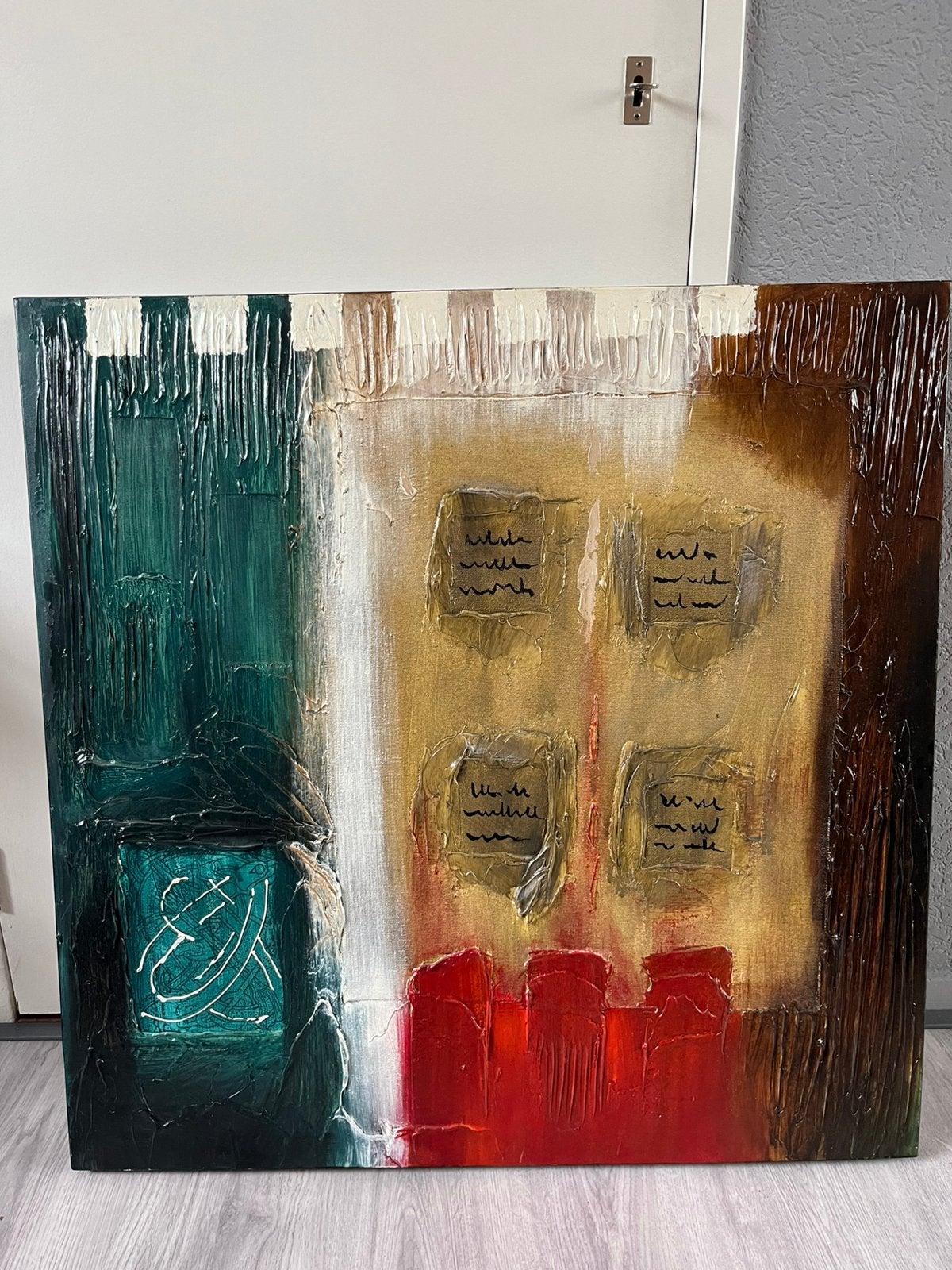 Cobra art schilderij, Ophalen