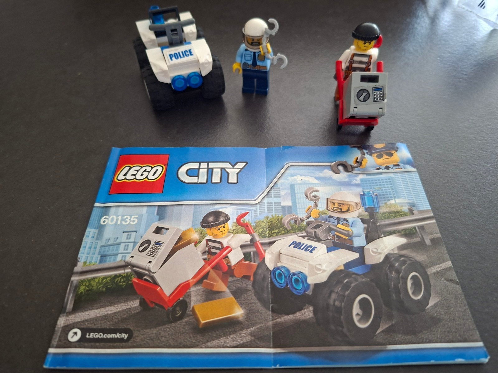 Lego City 60135 Politie ATV arrestatie, Compleet, City, Lego, Ophalen of Verzenden