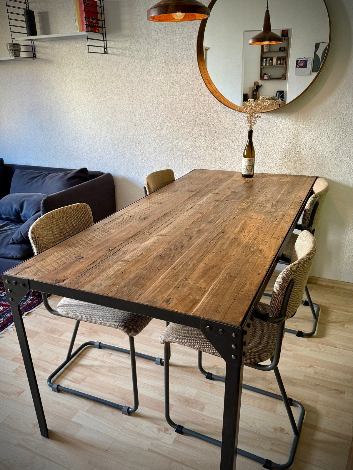 Mooie grote eettafel / moet SNEL weg, Ophalen, Gebruikt, 200 cm of meer, 50 tot 100 cm