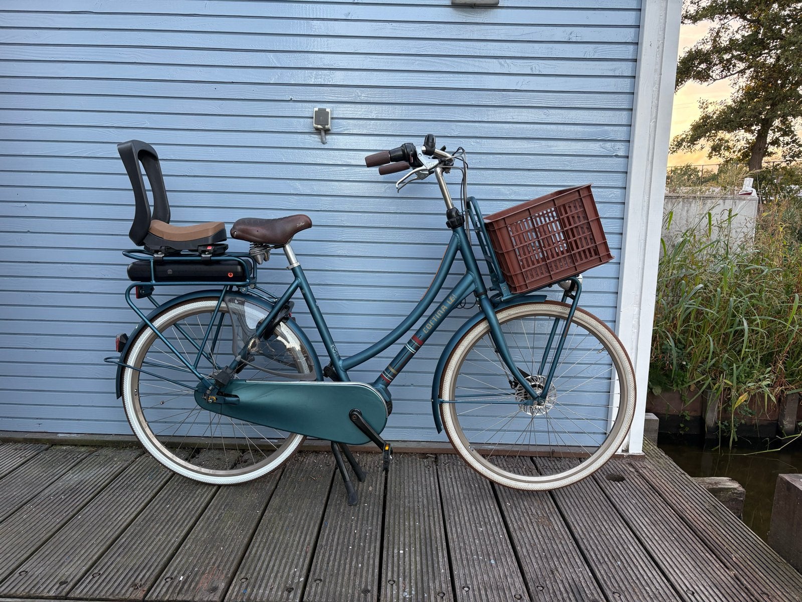 Cortina E-U4 elektrische fiets - Storm Blue Matt (57cm)