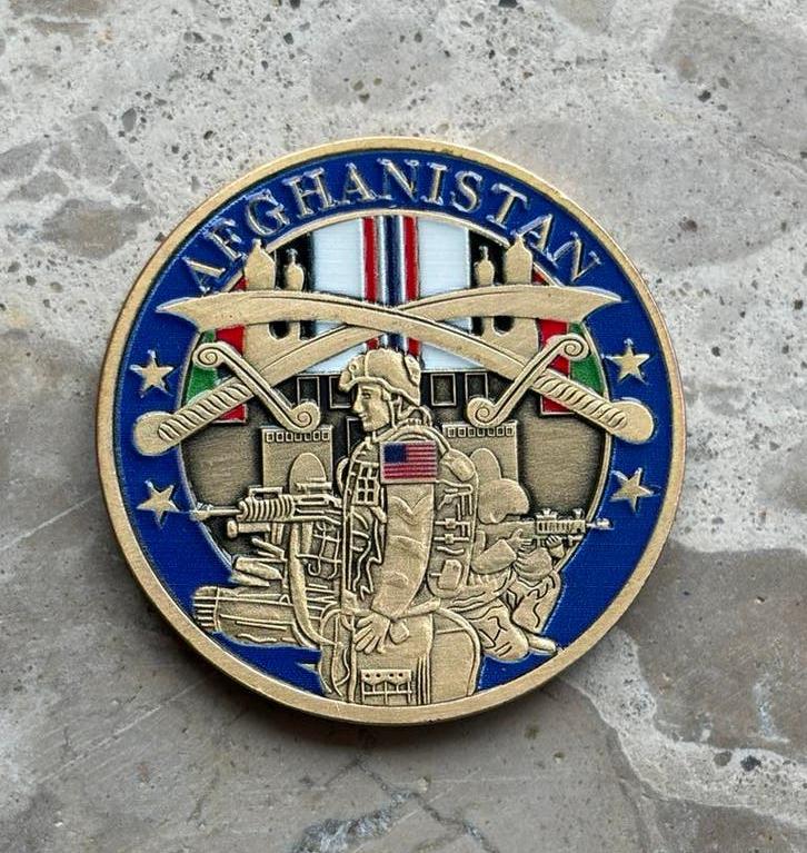 US Army Operation Enduring Freedom coin, Verzamelen, Militaria | Algemeen, Ophalen, Landmacht, Amerika, Embleem of Badge
