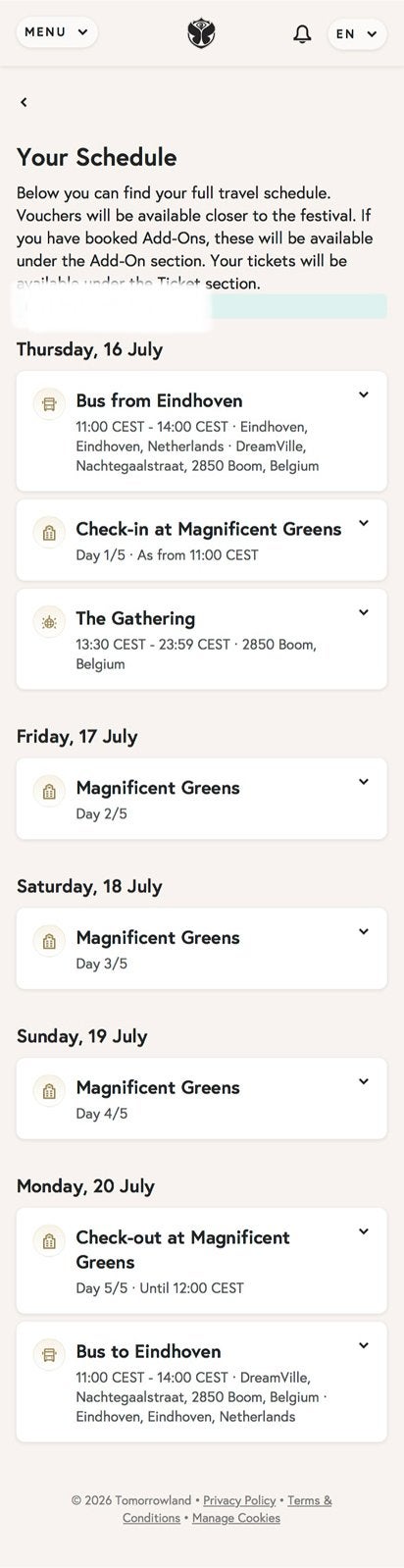 Tomorrowland Tickets Magnificent Greens Full Madness W1, Tickets en Kaartjes, Evenementen en Festivals, Twee personen