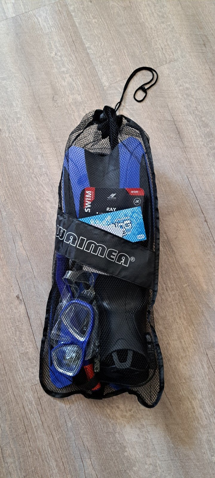 Flippers, duikbril en snorkel in draagtas (maat 37-41), Watersport en Boten, Ophalen of Verzenden, Zo goed als nieuw