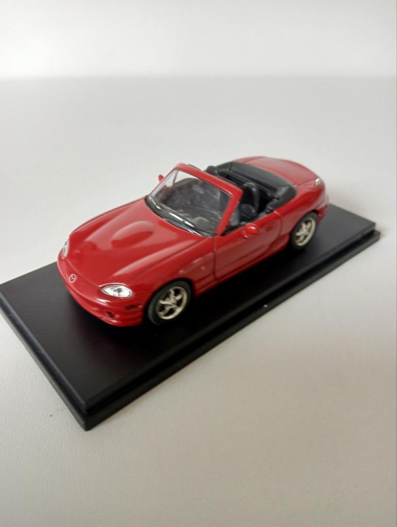 Mazda MX-5 Modelauto Rood - als Nieuw uniek, Ophalen of Verzenden, Nieuw, Auto, Overige merken