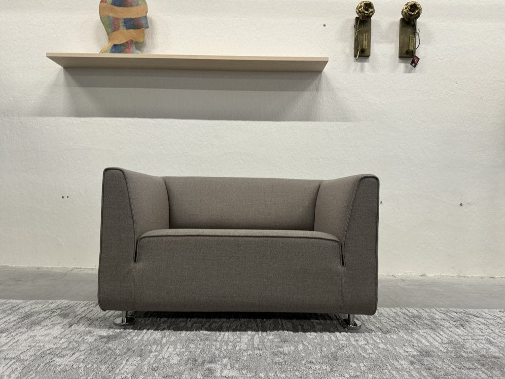 Nieuw Gelderland 4800 Loveseat Ploegwool stof 2 zits bank, Ophalen of Verzenden, Rechte bank, Minder dan 150 cm, Info@gelderlanddesign.com