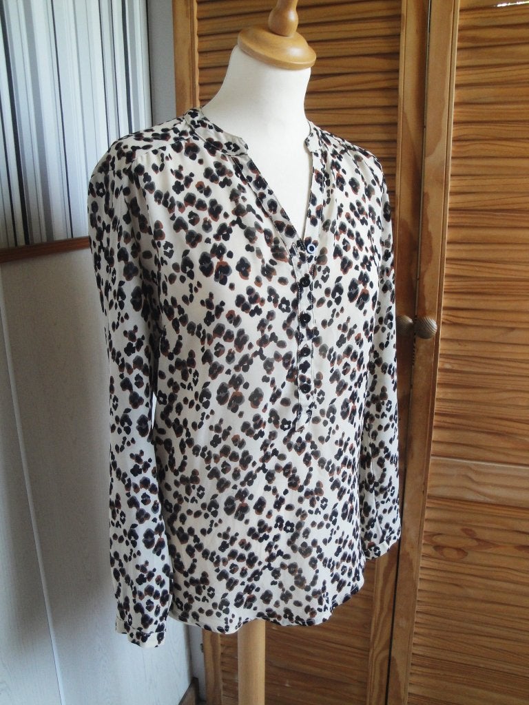 Beige blouse NORAH maat M, Maat 38/40 (M), Beige, Ophalen of Verzenden, Zo goed als nieuw