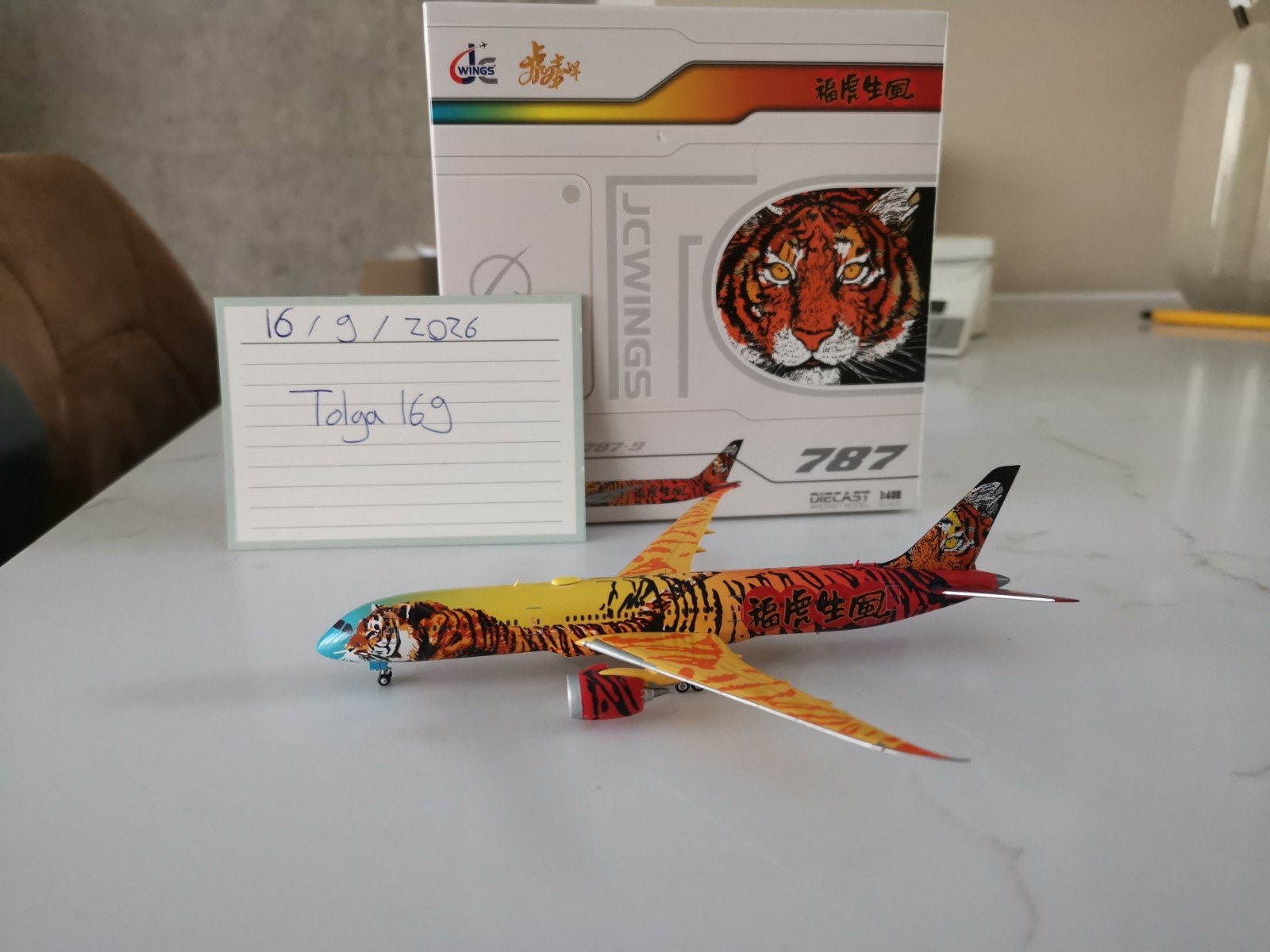 Year Of The Tiger B787-9 JC Wings 1:400 LH8022, Overige merken, 1:200 of kleiner, Nieuw, Ophalen of Verzenden