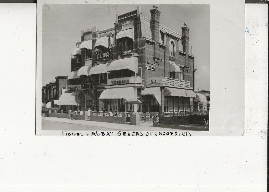 Scheveningen Gev.Deynootweg Hotel Alba, Ophalen of Verzenden, 1940 tot 1960, Gelopen, Zuid-Holland