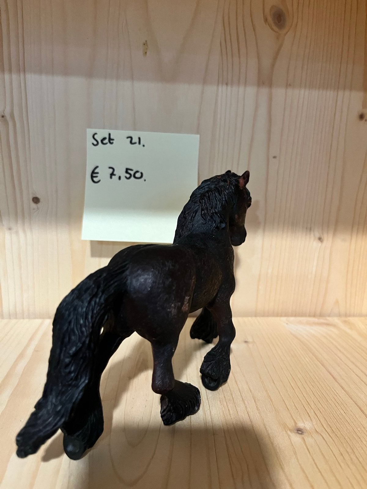 Schleich paard - Friese hengst, Ophalen of Verzenden, Gebruikt, Jongen of Meisje