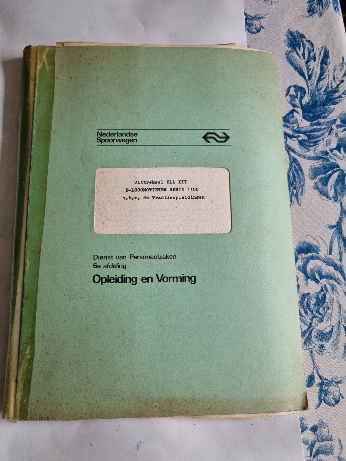 NS Spoorwegen Opleidingsmateriaal (3 delen), Verzamelen, Spoorwegen en Tramwegen, Ophalen of Verzenden