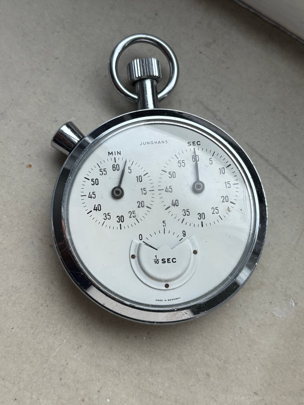 Vintage Junghans Stopwatch - Made in Germany, Ophalen of Verzenden