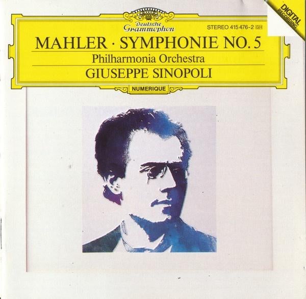 MAHLER Symphonie no. 5 CD SINOPOLI DG, Ophalen of Verzenden, Modernisme tot heden, Gebruikt, Orkest of Ballet