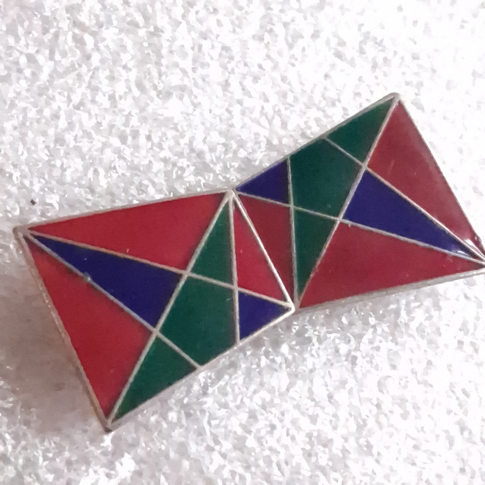 Art Deco Gesp Emaille Riemgesp, Verzenden, Gebruikt