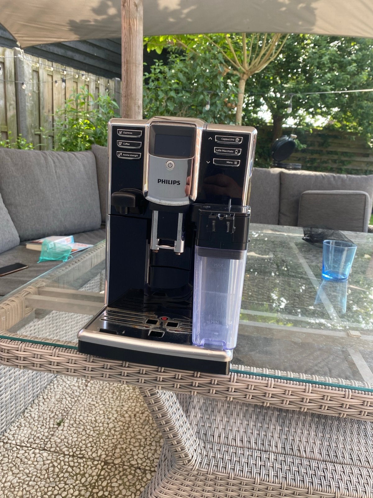 Philips Koffiemachine - Gaat niet meer aan (voor onderdelen), Afneembaar waterreservoir, Koffiemachine, Niet werkend, Koffiebonen
