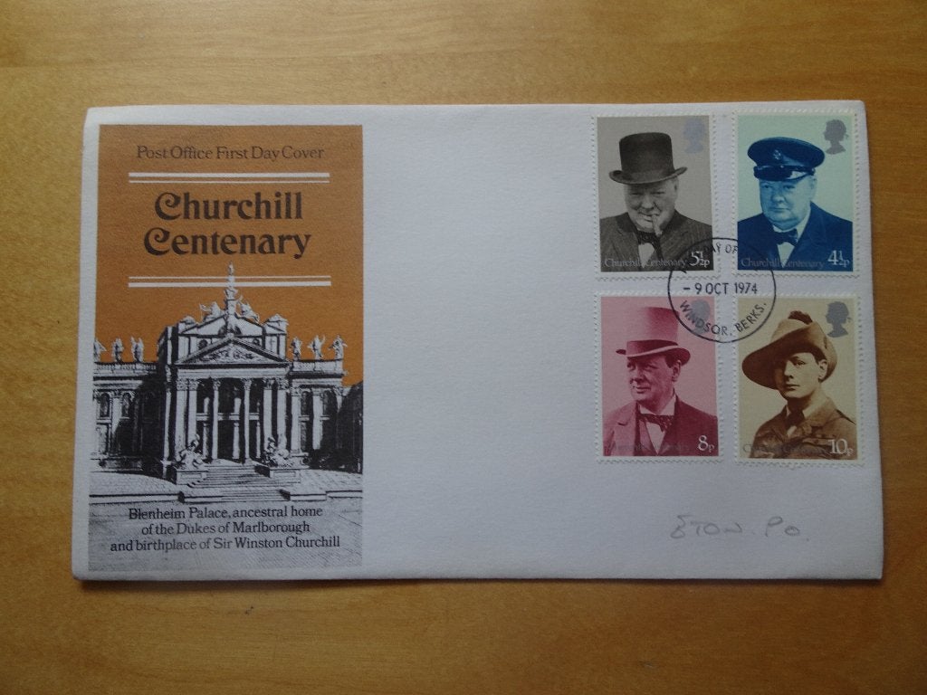 FDC Churcill Centenary, Ophalen of Verzenden, Onbeschreven, Europa